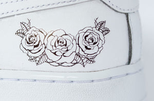 WYS Large Shoe Tattoo - Floral